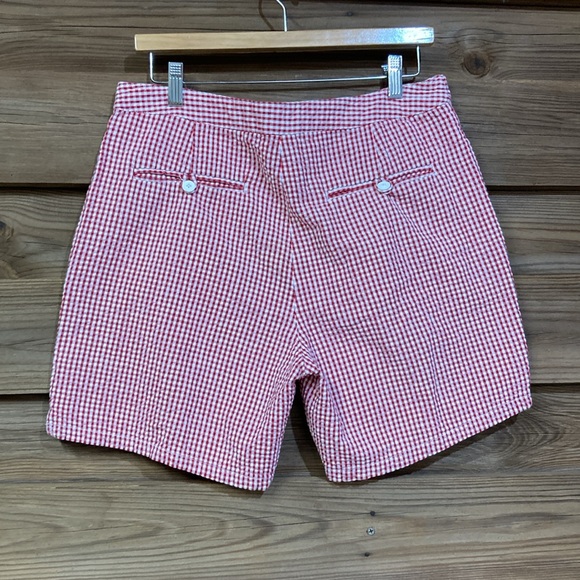 Gingham Seersucker Shorts - Picture 4 of 5